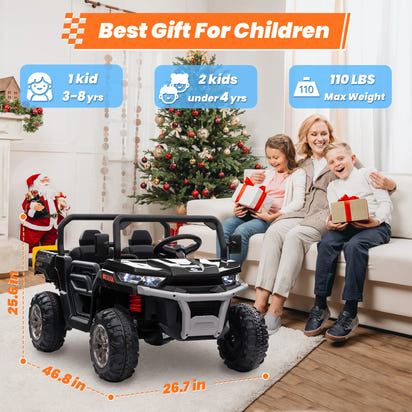 Tiny Trail Toys 24V Ride on 2 Seater Kids UTV
