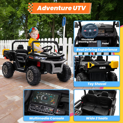 Tiny Trail Toys 24V Ride on 2 Seater Kids UTV