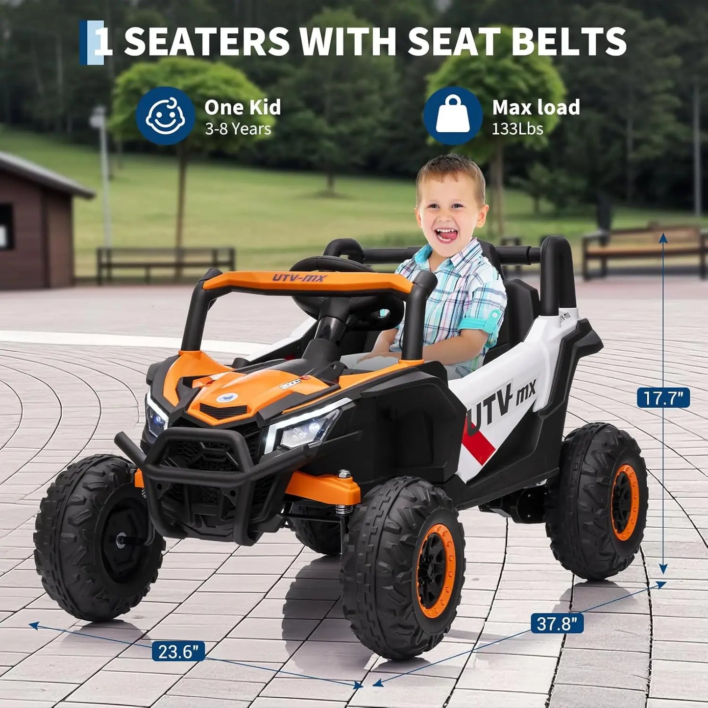 Tiny Trail Toys 12V Kids Ride-On UTV