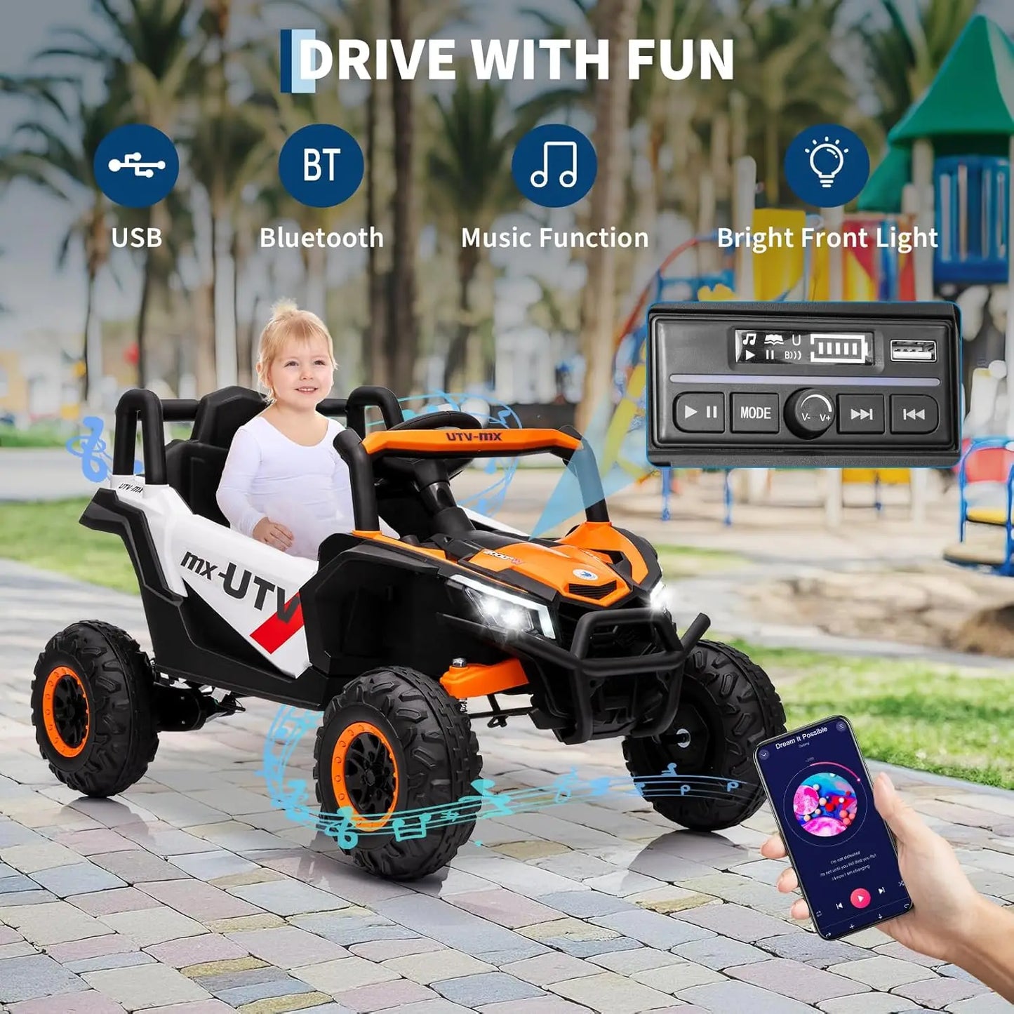 Tiny Trail Toys 12V Kids Ride-On UTV