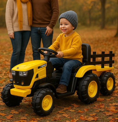 Tiny Trail Toys Kids 12V Ride-On Tractor