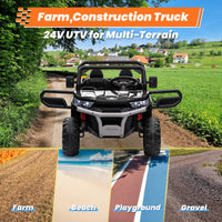 Tiny Trail Toys 24V Ride on 2 Seater Kids UTV